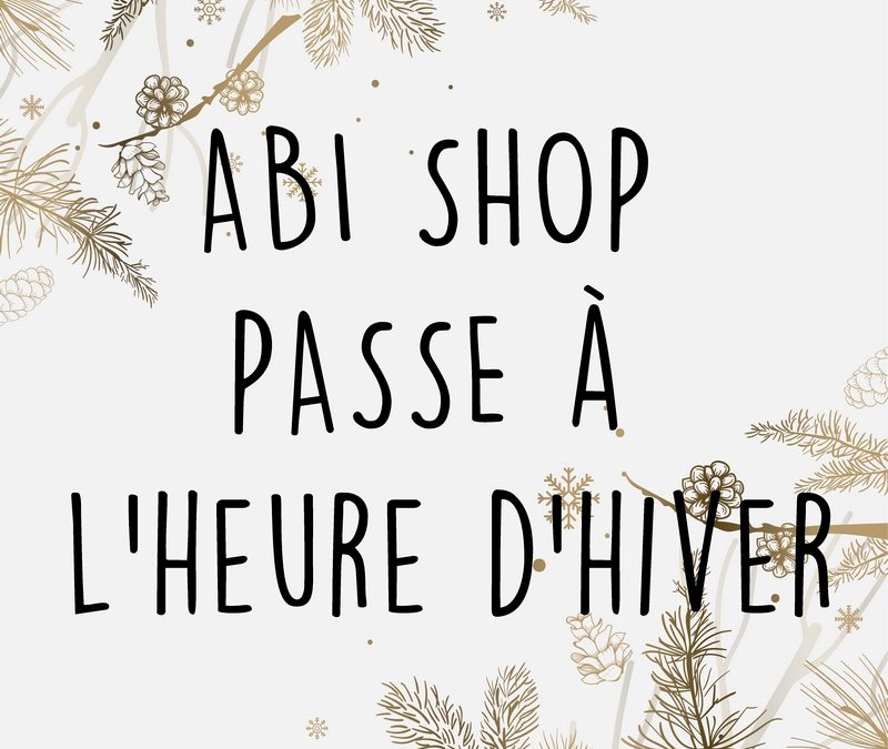 Changement d’horaire.
