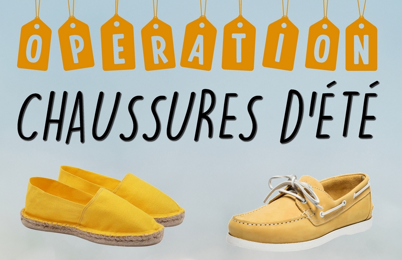 Opérations chaussures d’été à Quimper et Châteaulin !