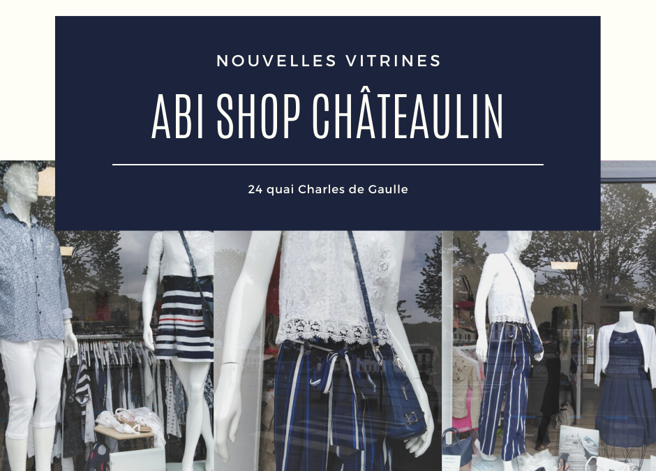 Châteaulin : nouvelles vitrines !