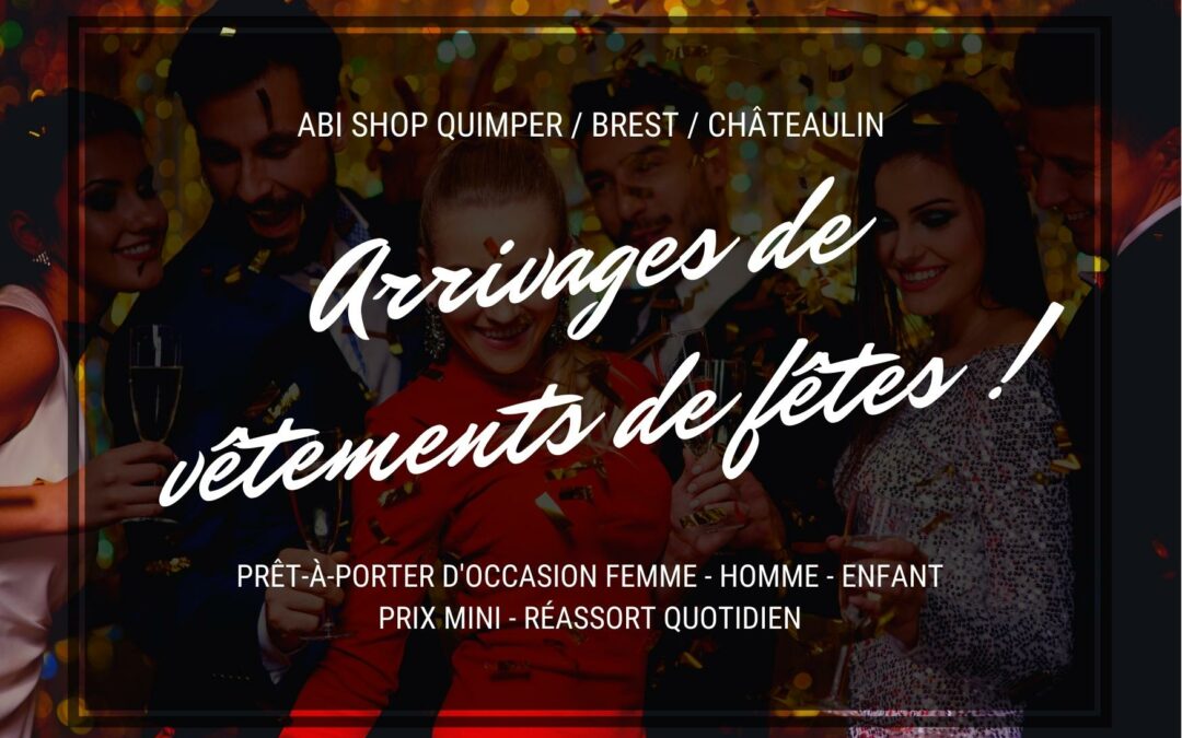 Des vêtements de fête à prix tout doux !