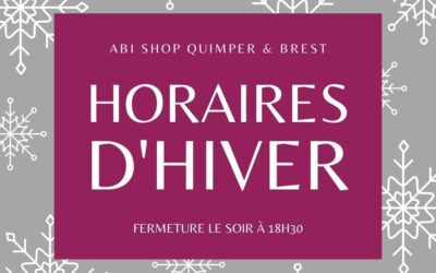 Horaires d’hiver.