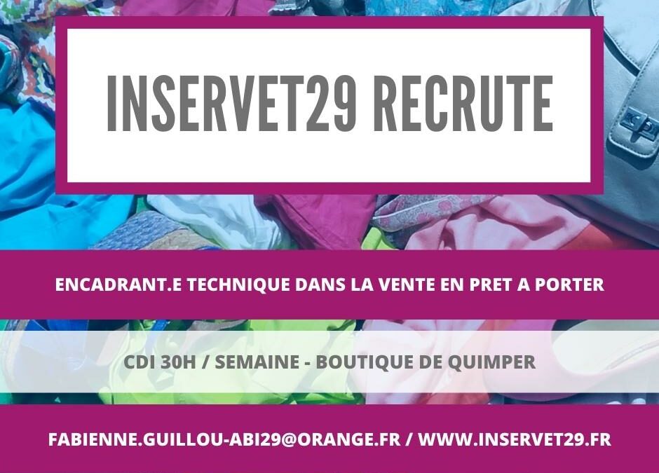 Offre d’emploi CDI !