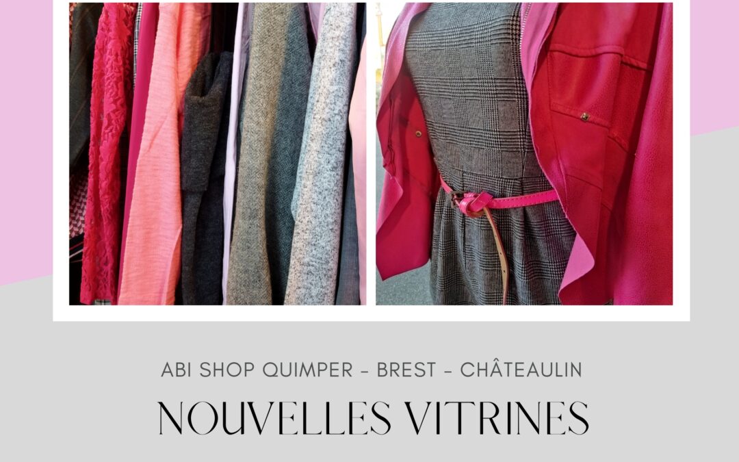 Nouvelles vitrines.