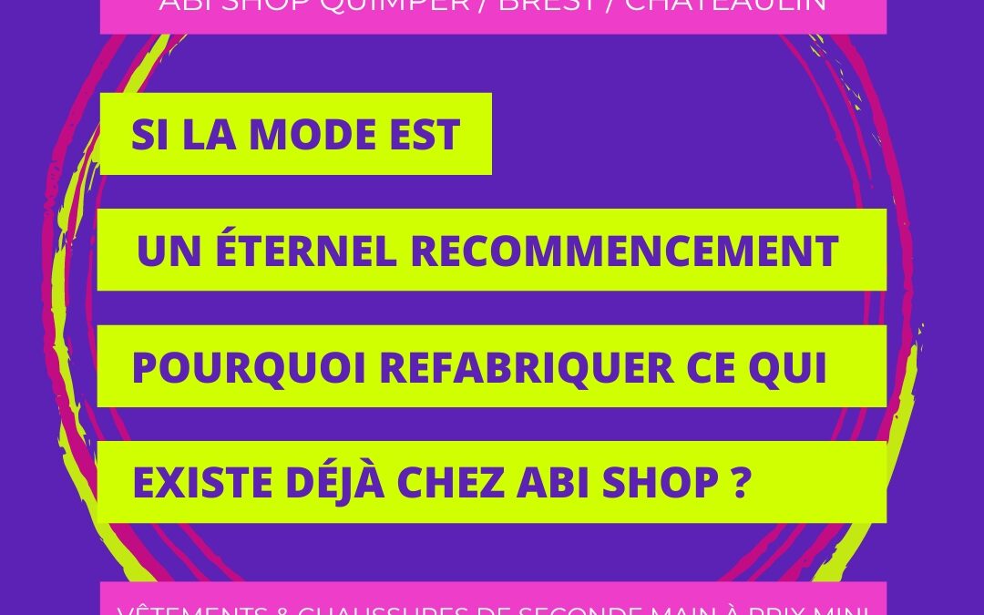 L’économie circulaire chez Abi Shop.