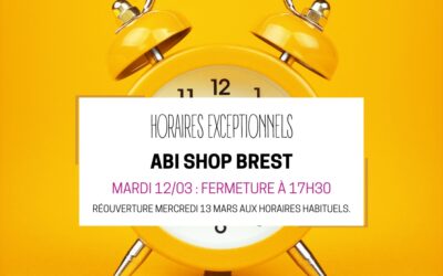 BREST : fermeture exceptionnelle à 17h30 ce mardi 12/03.